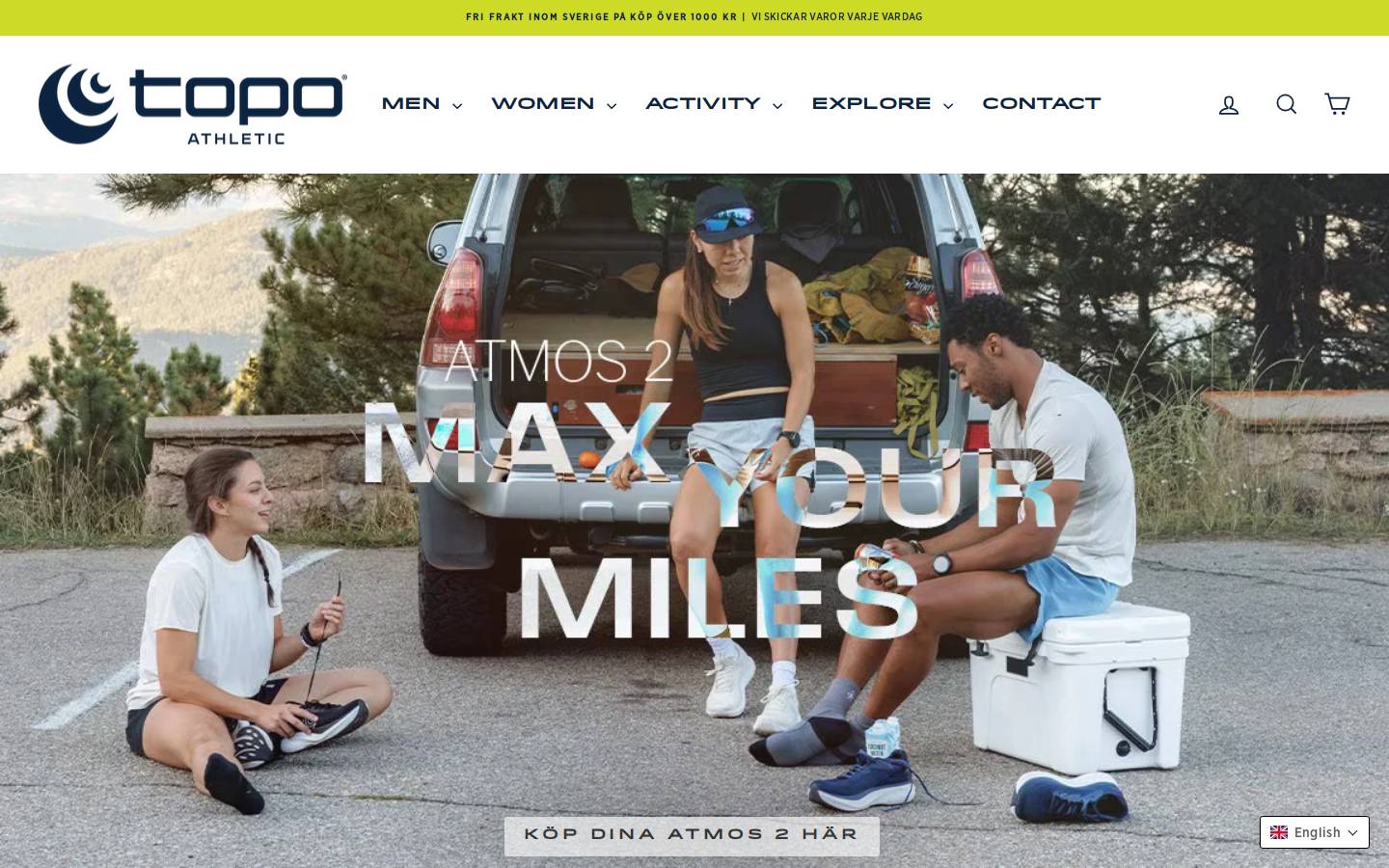 Topoathletic homepage screenshot
