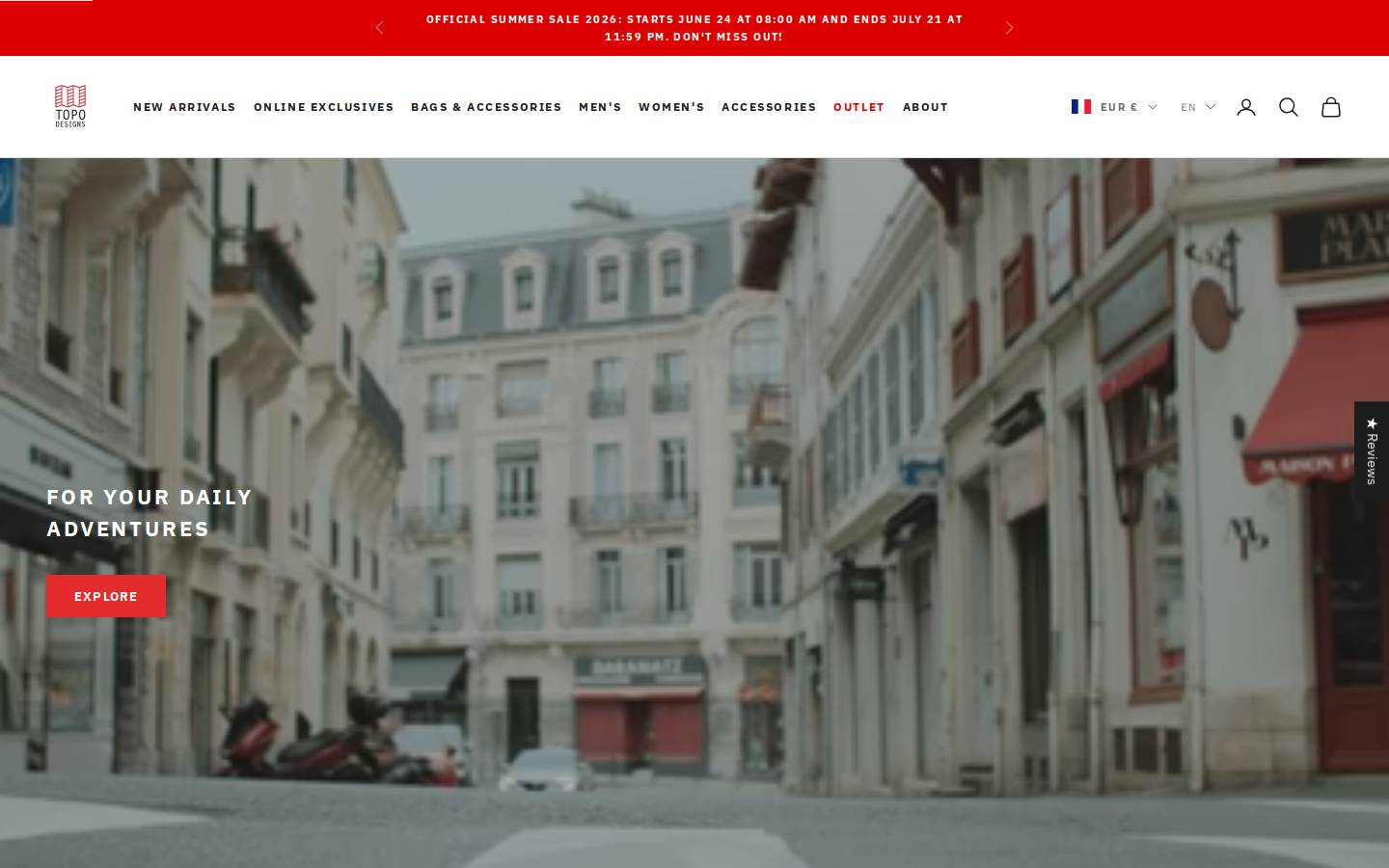 Topodesigns homepage screenshot