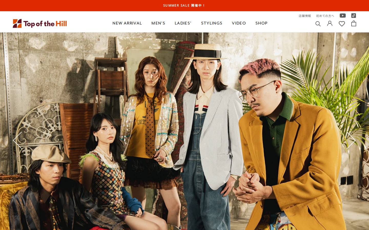 topofthehill.jp homepage screenshot