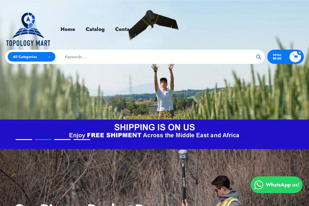 Topology Mart homepage screenshot