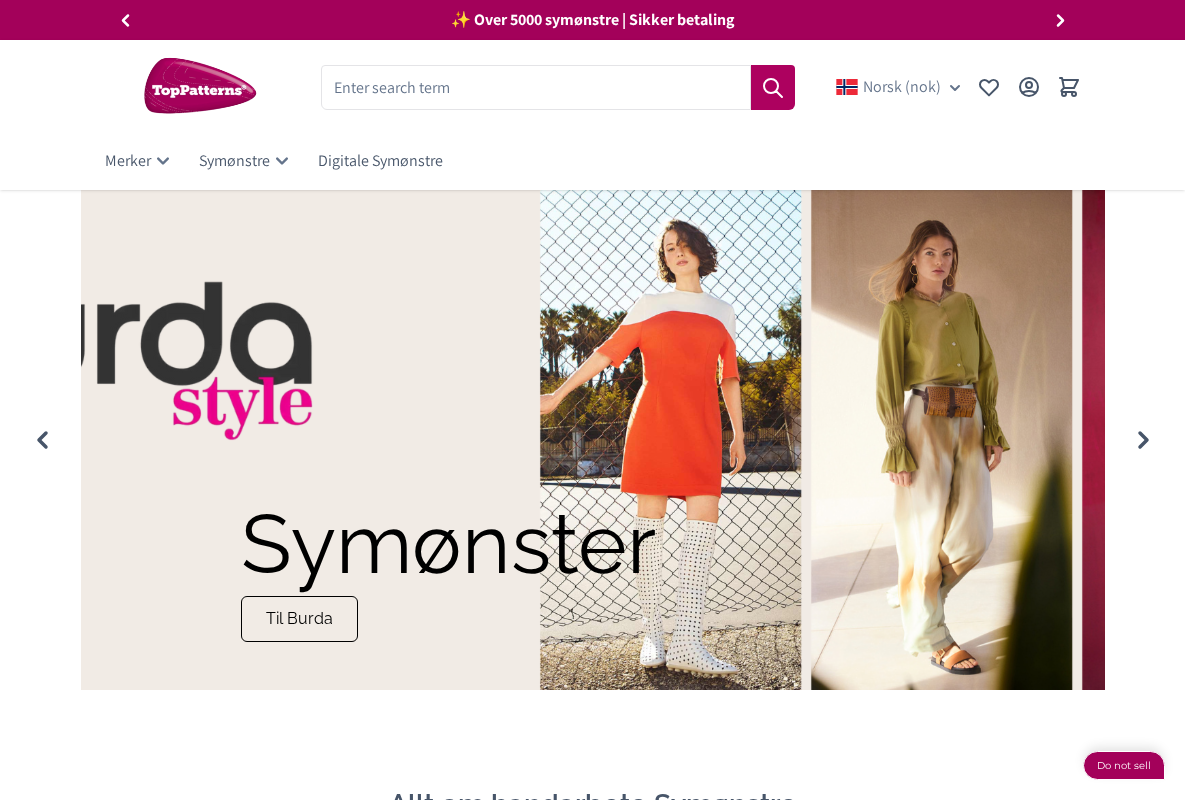 Toppatterns homepage screenshot