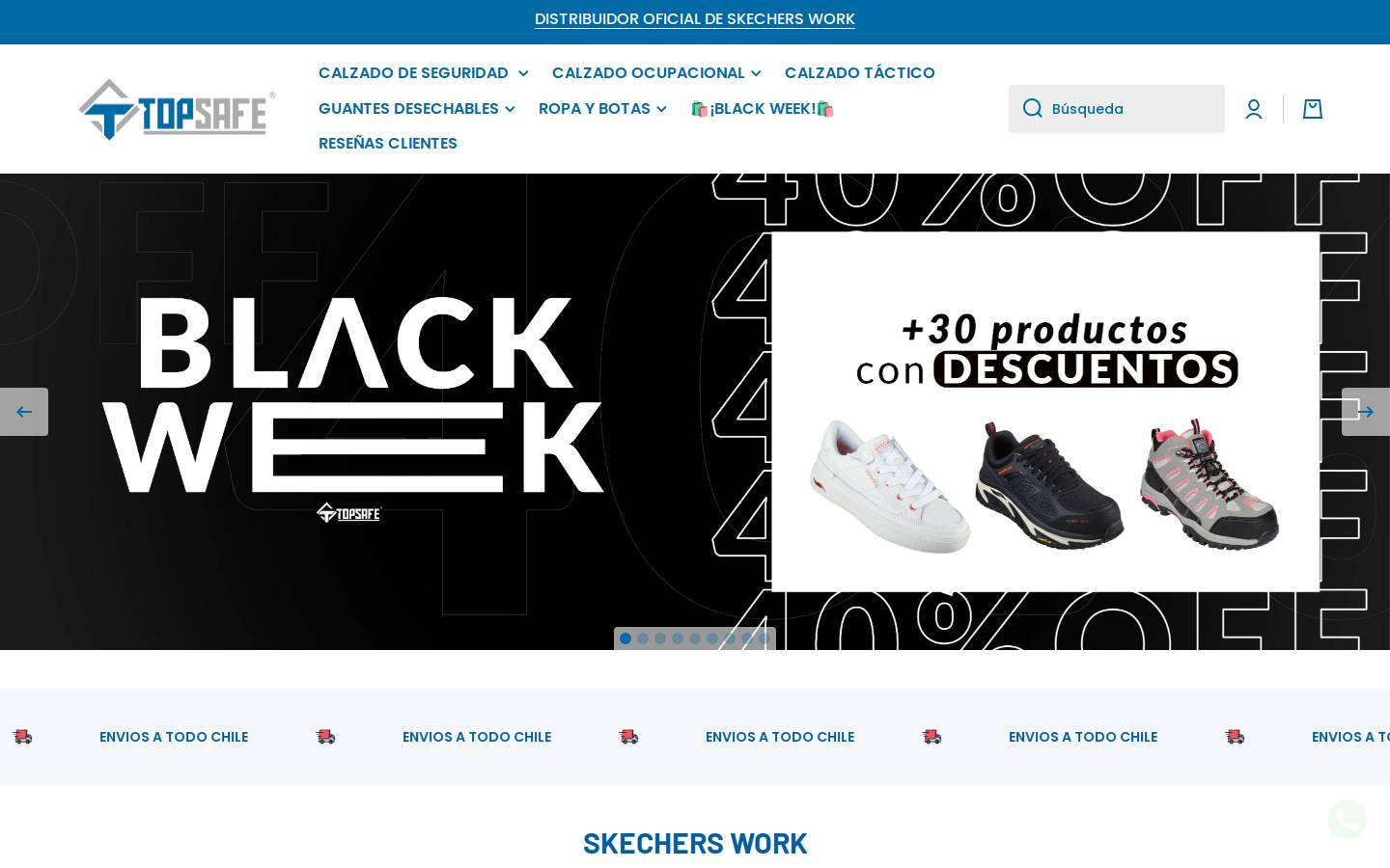 topsafe.cl homepage screenshot