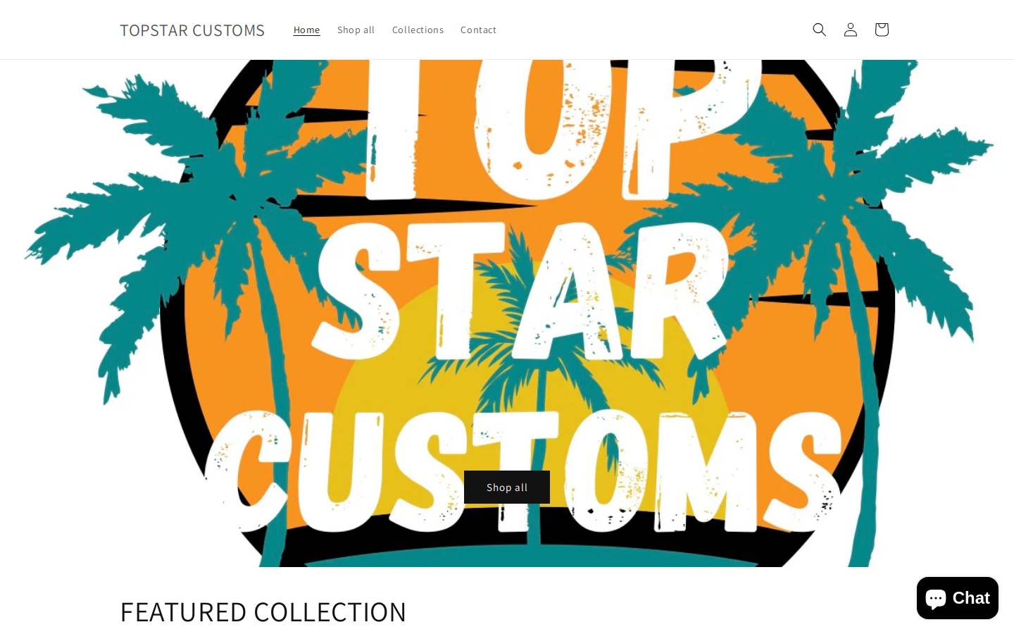 topstarcustoms.com homepage screenshot