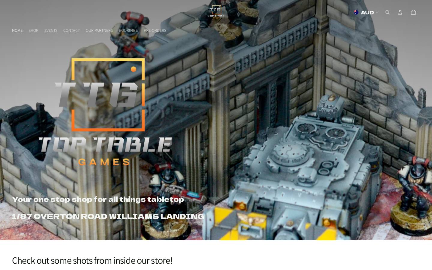 toptableaustralia.com homepage screenshot