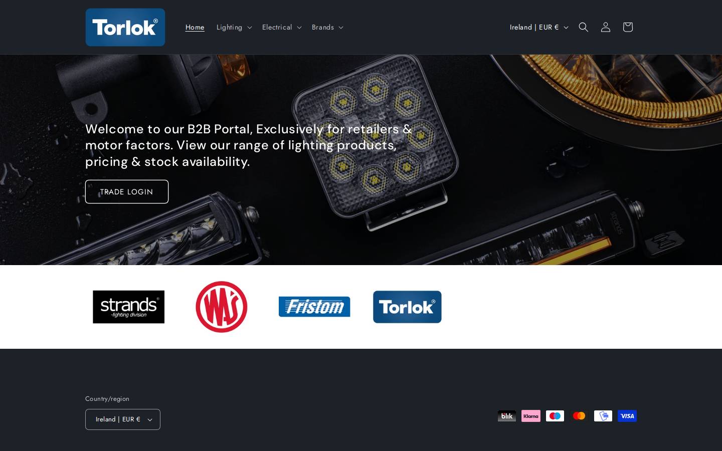 torlok.com homepage screenshot