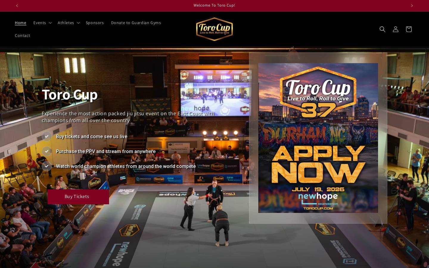 torocup.com homepage screenshot