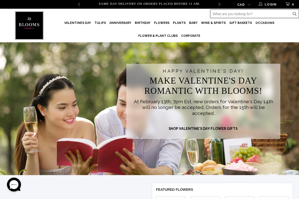 torontoblooms.ca homepage screenshot