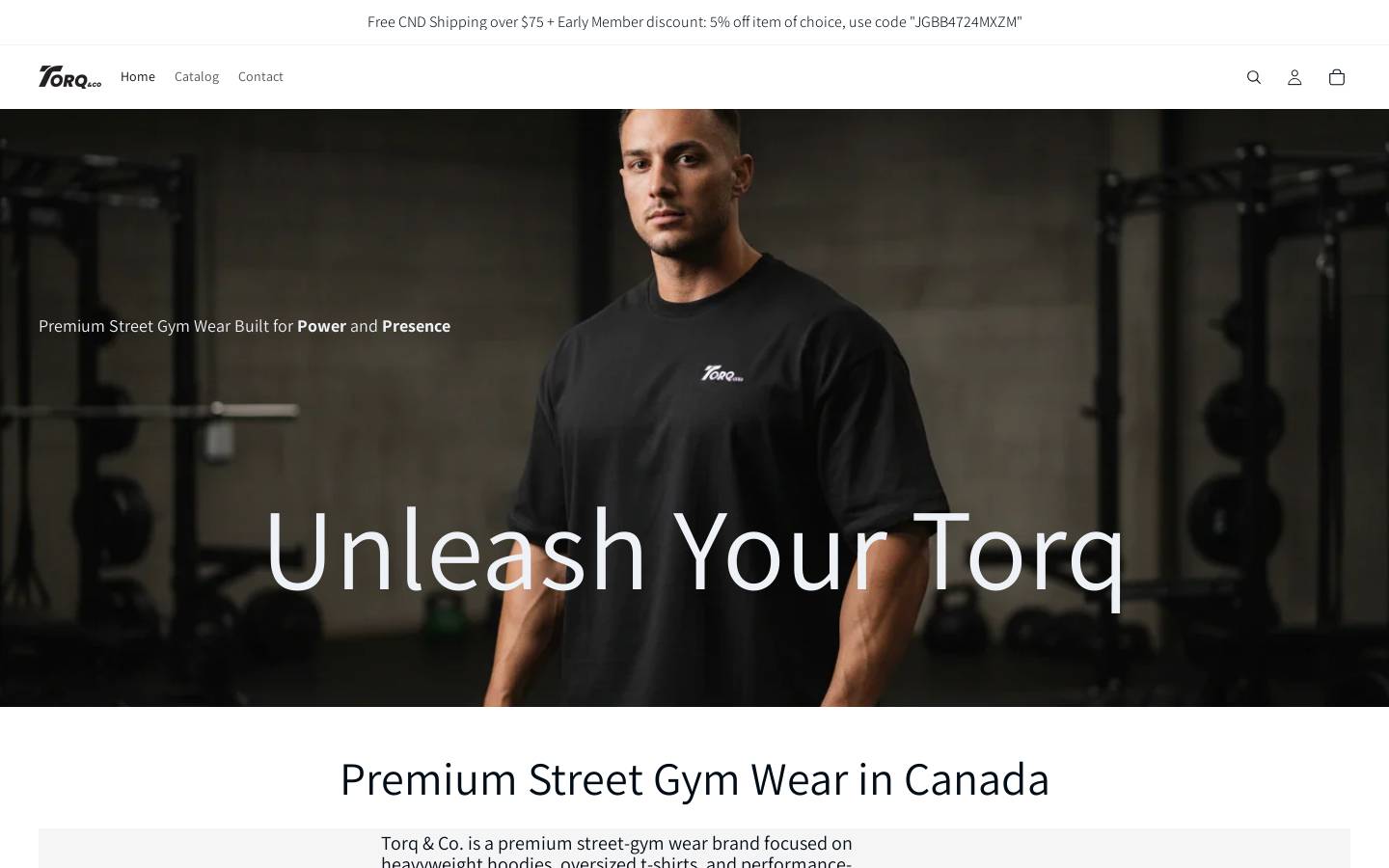 torqandco.com homepage screenshot