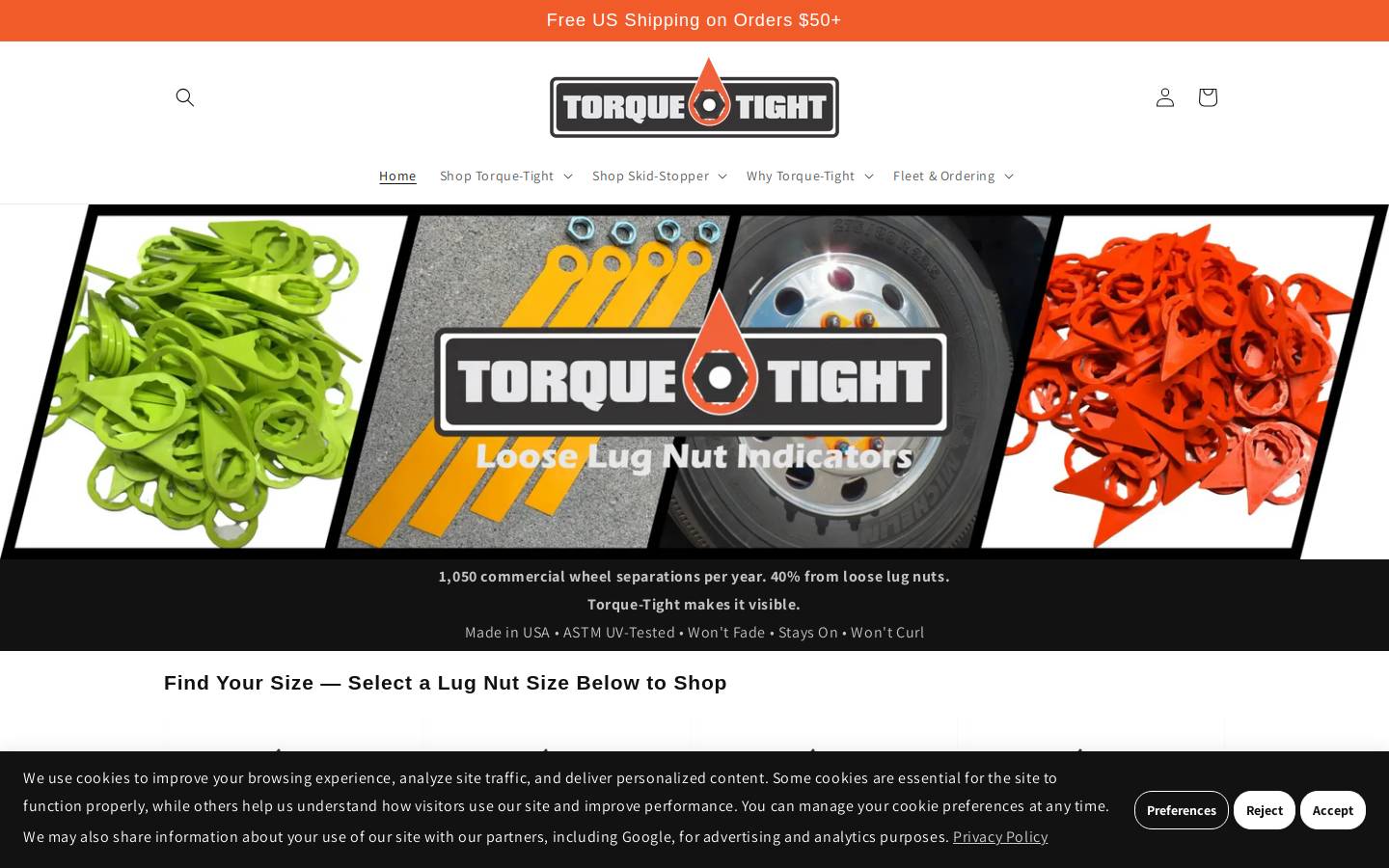 torque-tight.com homepage screenshot