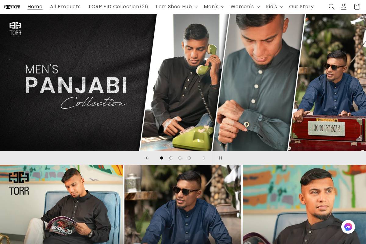 torr.com.bd homepage screenshot