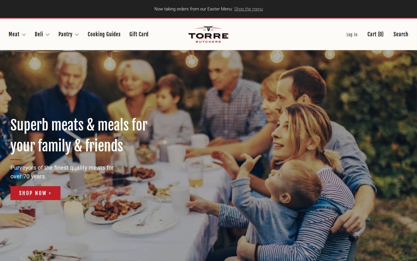 torre.com.au homepage screenshot