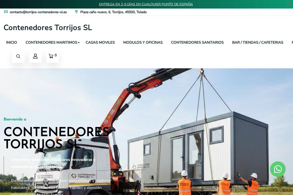 torrijos-contenedores-sl.es homepage screenshot