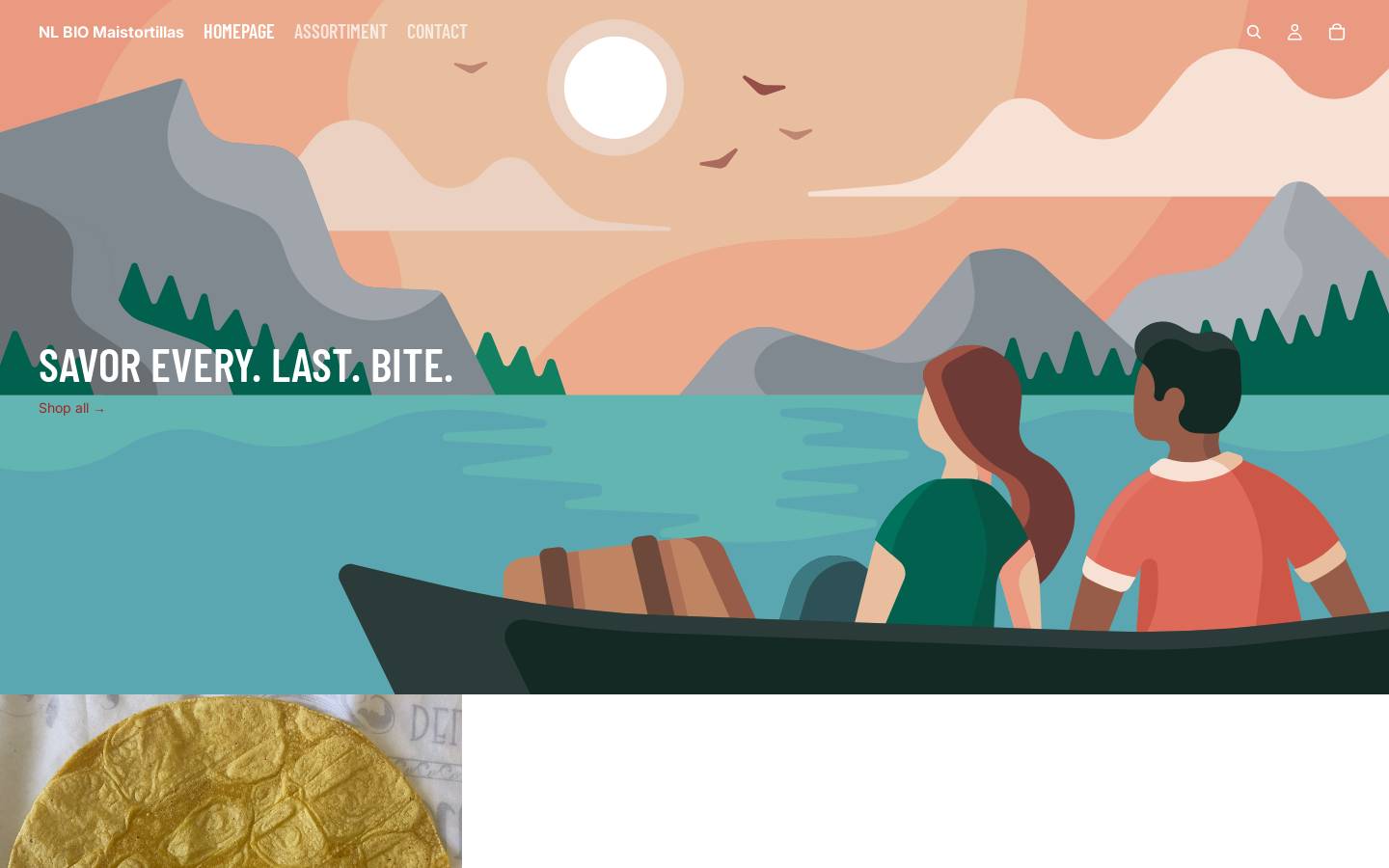 tortilleria.nl homepage screenshot