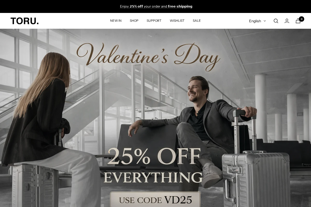 TORU CLO homepage screenshot