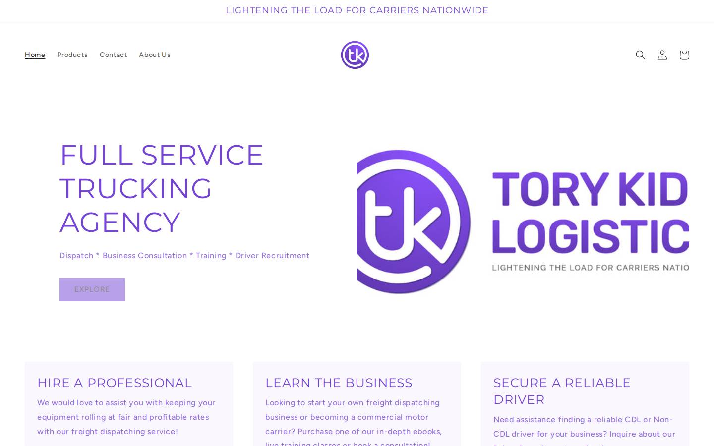 torykid.com homepage screenshot