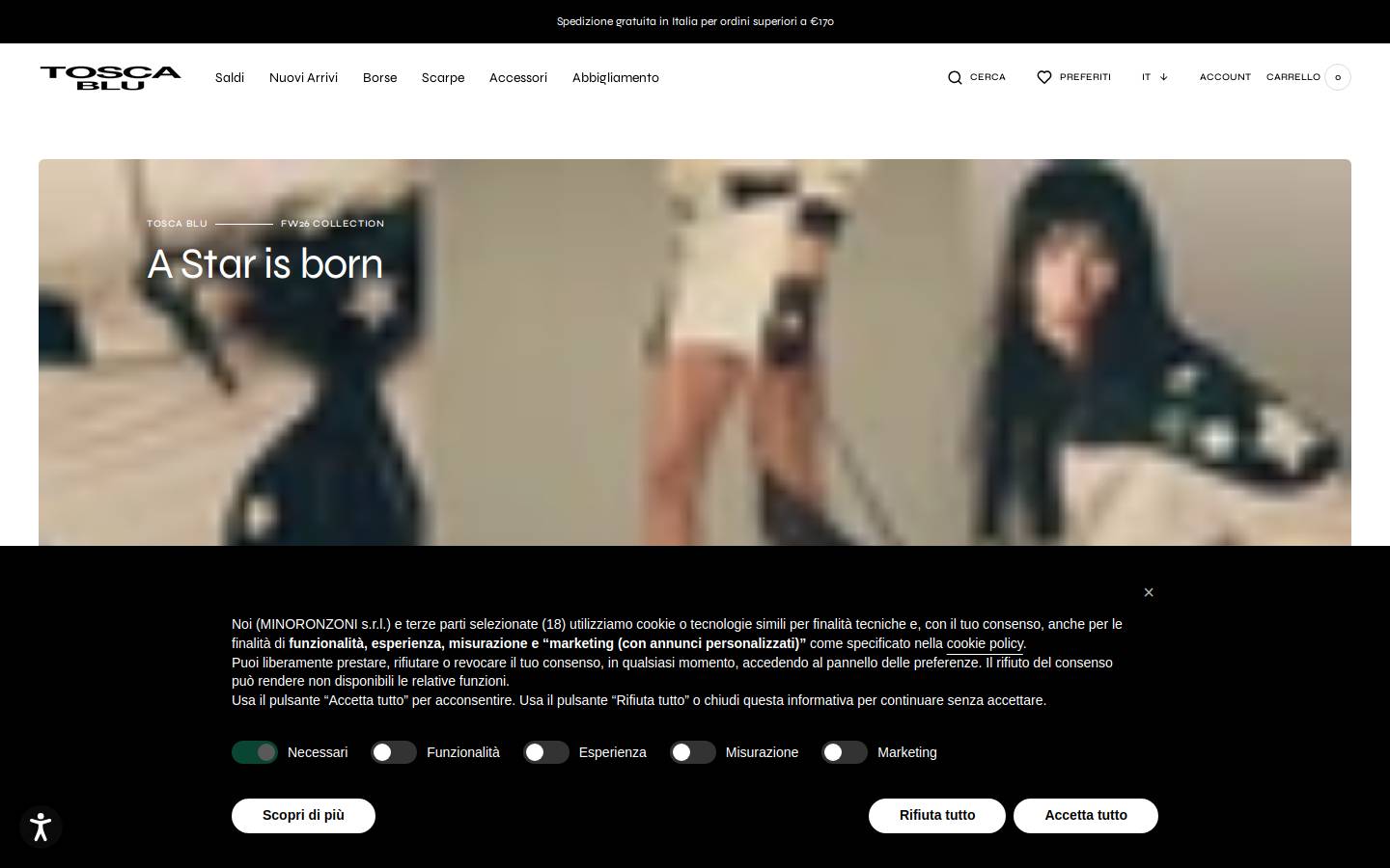 toscablu.com homepage screenshot