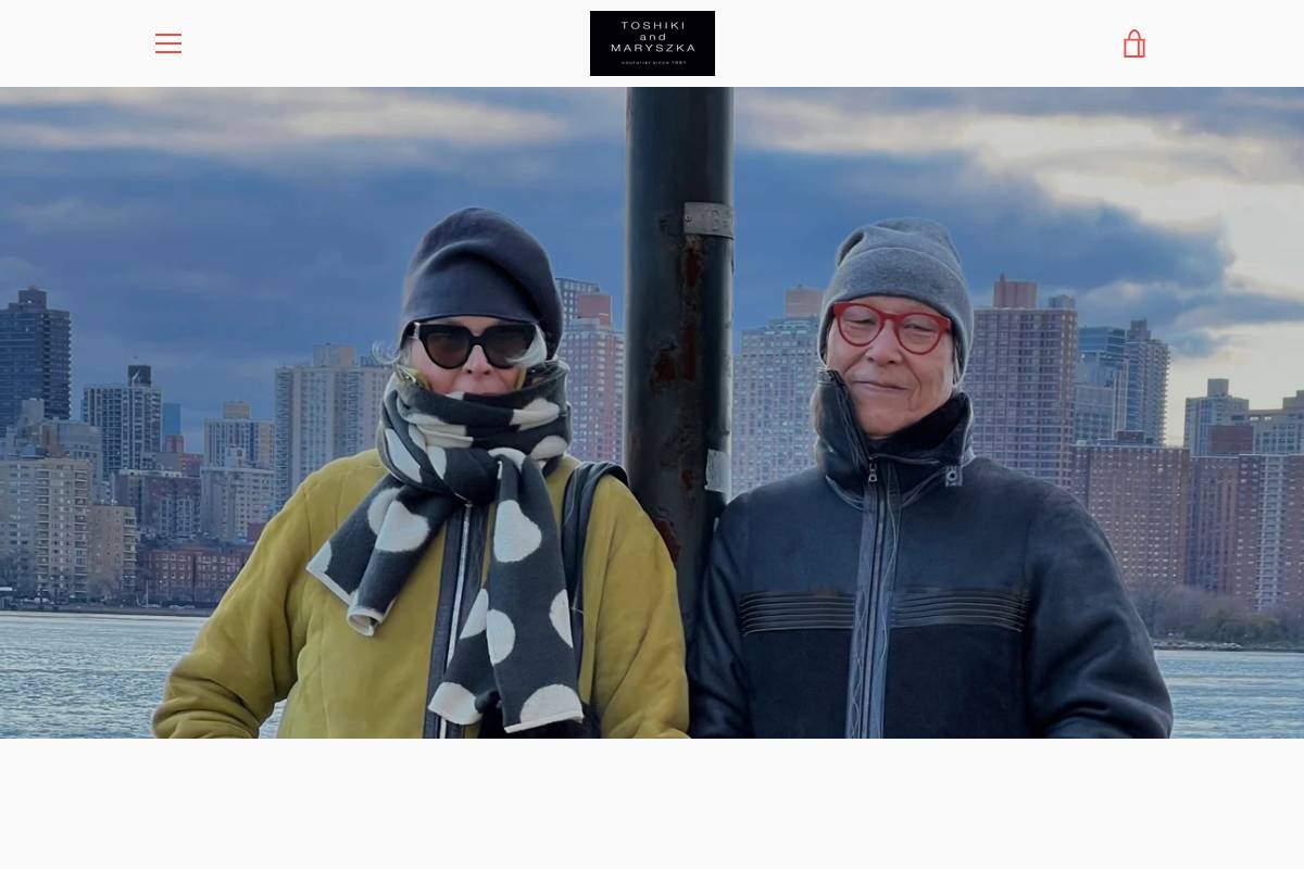 toshikiandmaryszka.com homepage screenshot