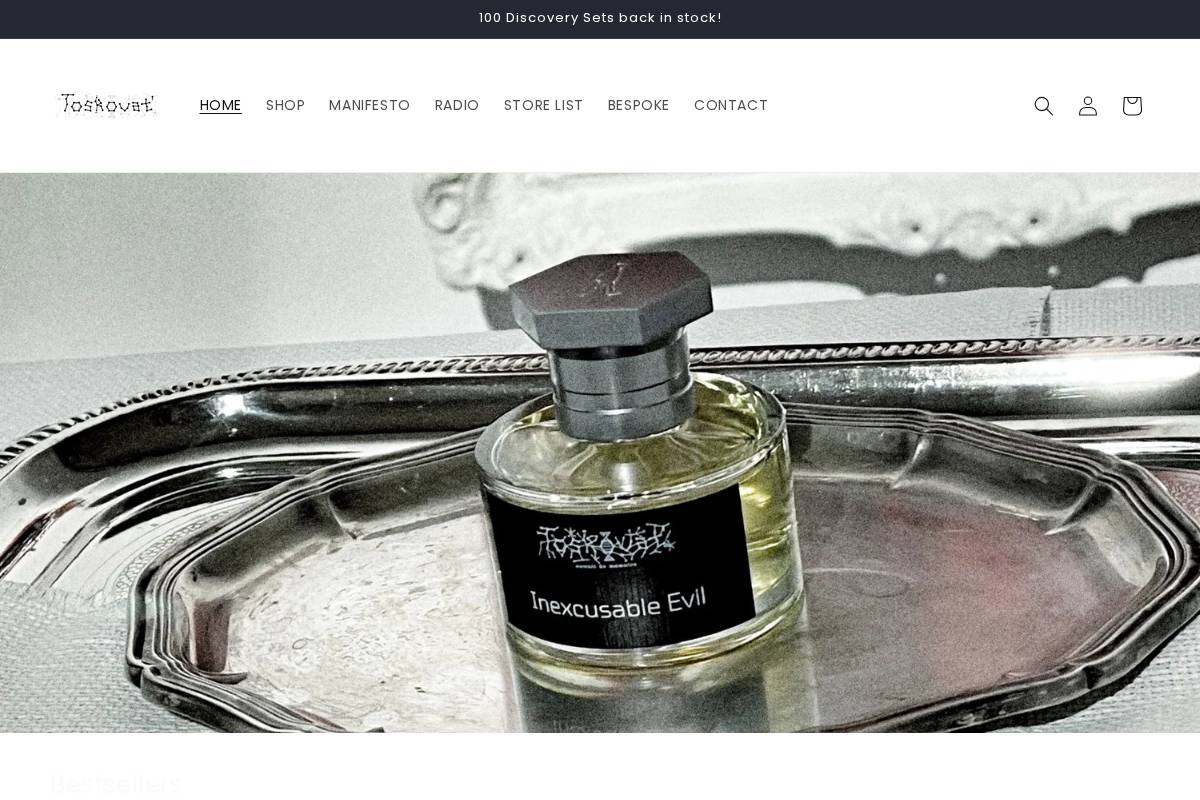toskovat.com homepage screenshot