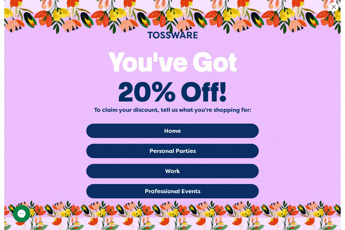 TOSSWARE homepage screenshot
