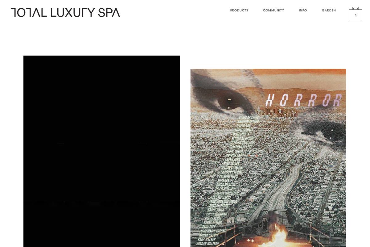 totalluxuryspa.com homepage screenshot