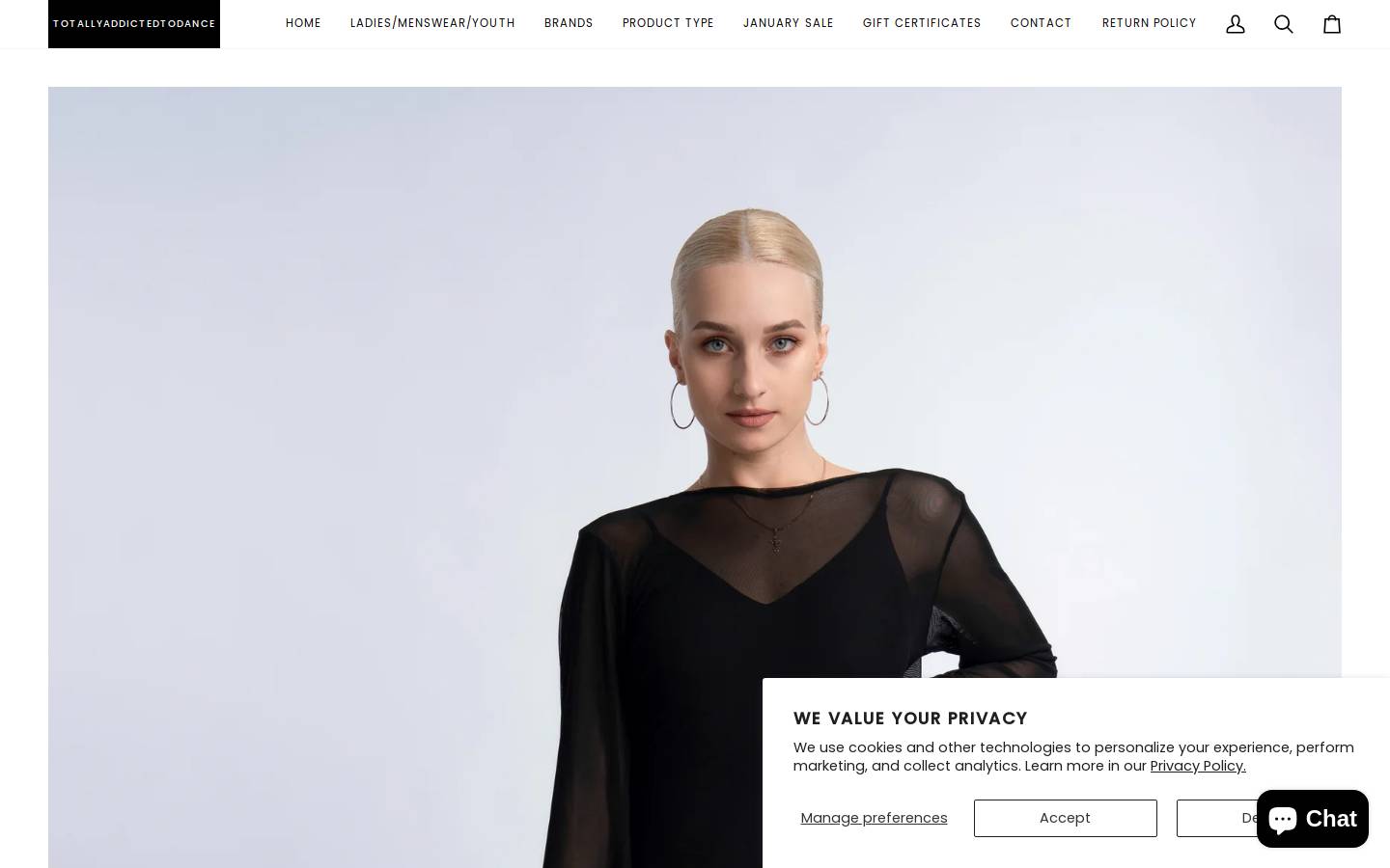 totallyaddictedtodance.com homepage screenshot