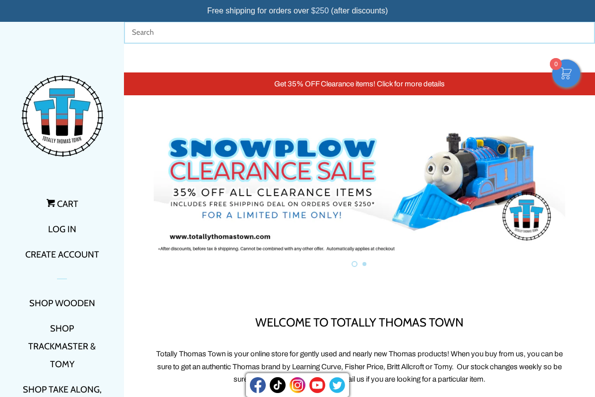 Totally Thomas Town homepage screenshot