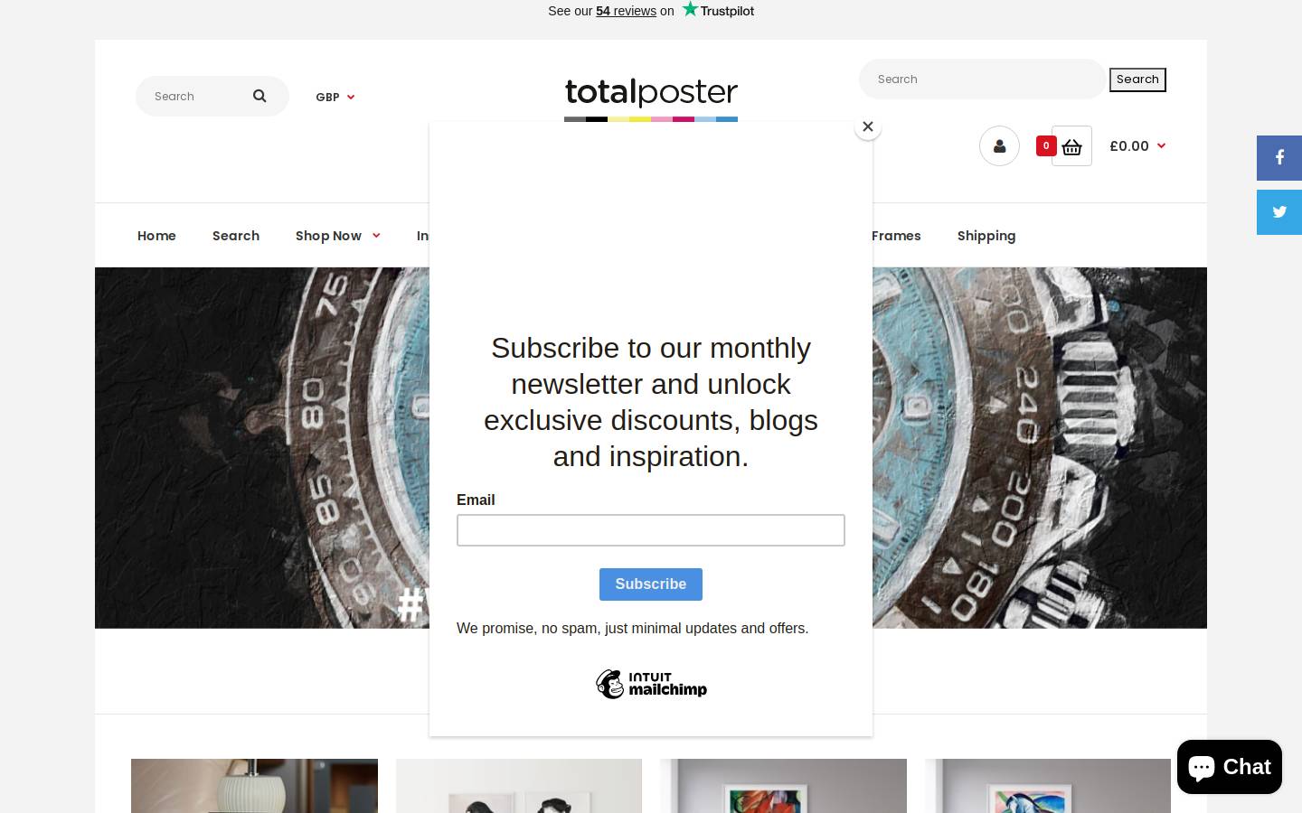 Totalposter homepage screenshot