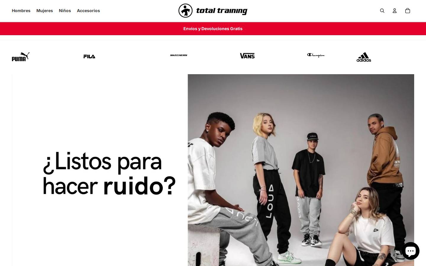 totaltraining.mx homepage screenshot