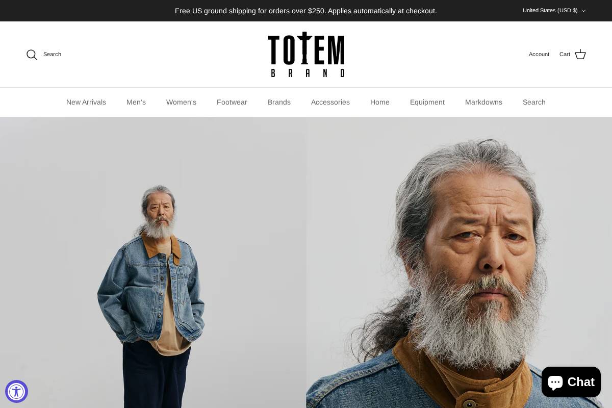 totembrandco.com homepage screenshot