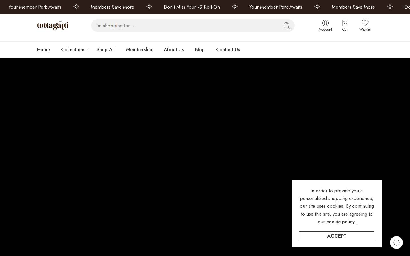 tottagatti.com homepage screenshot
