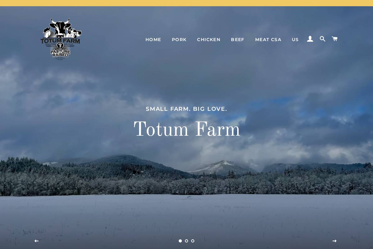 totumfarm.com homepage screenshot
