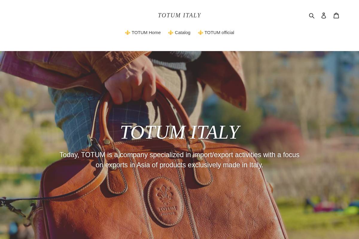 totumitaly.com homepage screenshot