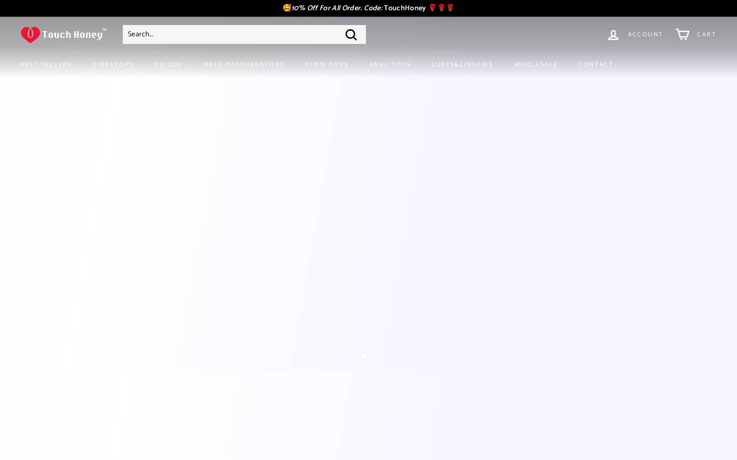 Touch Honey homepage screenshot