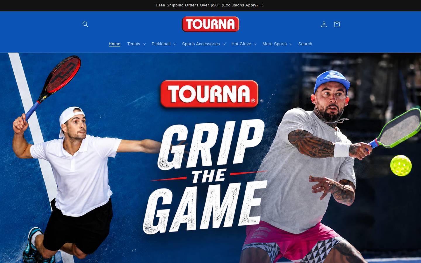 tourna.com homepage screenshot