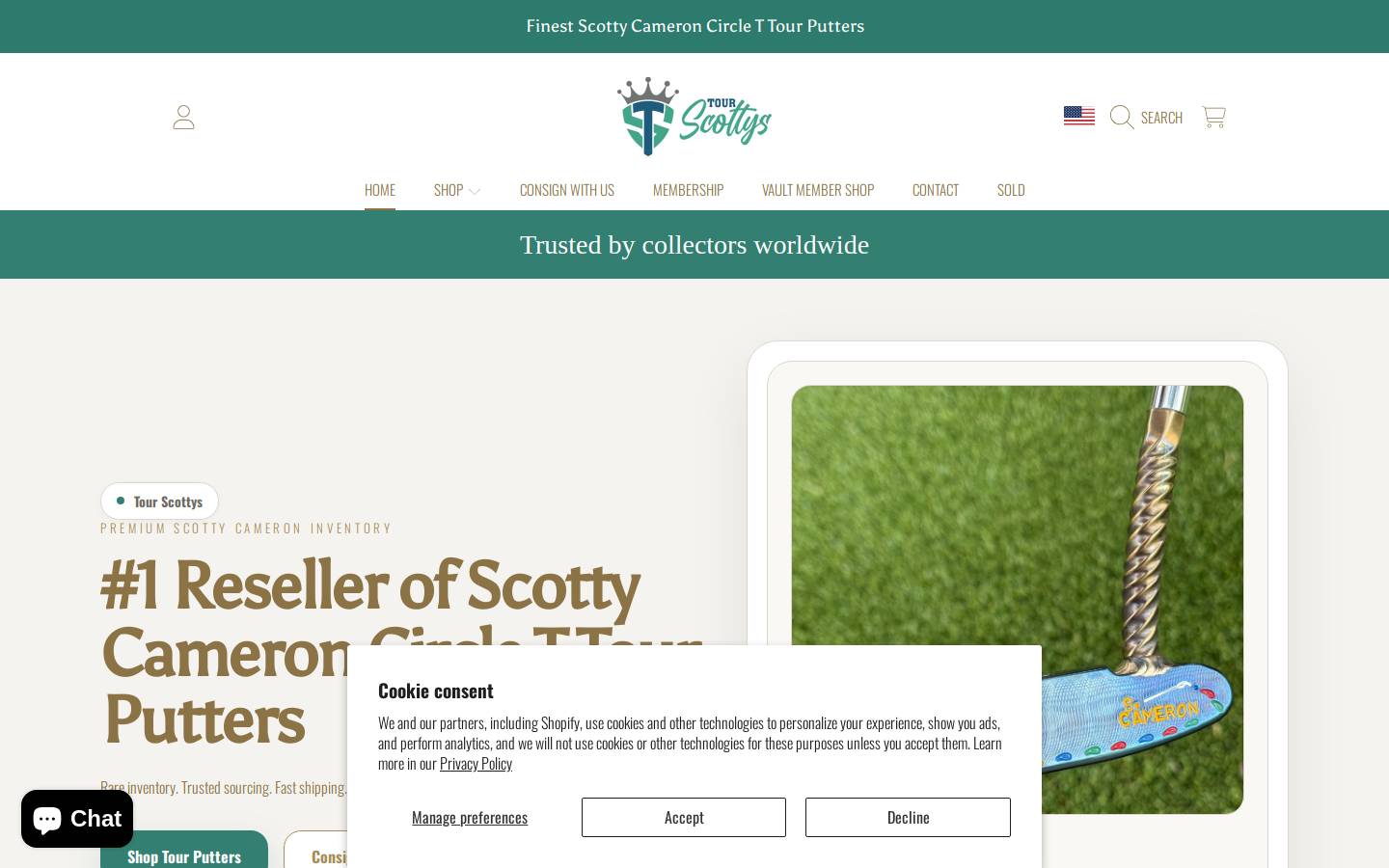 tourscottys.com homepage screenshot