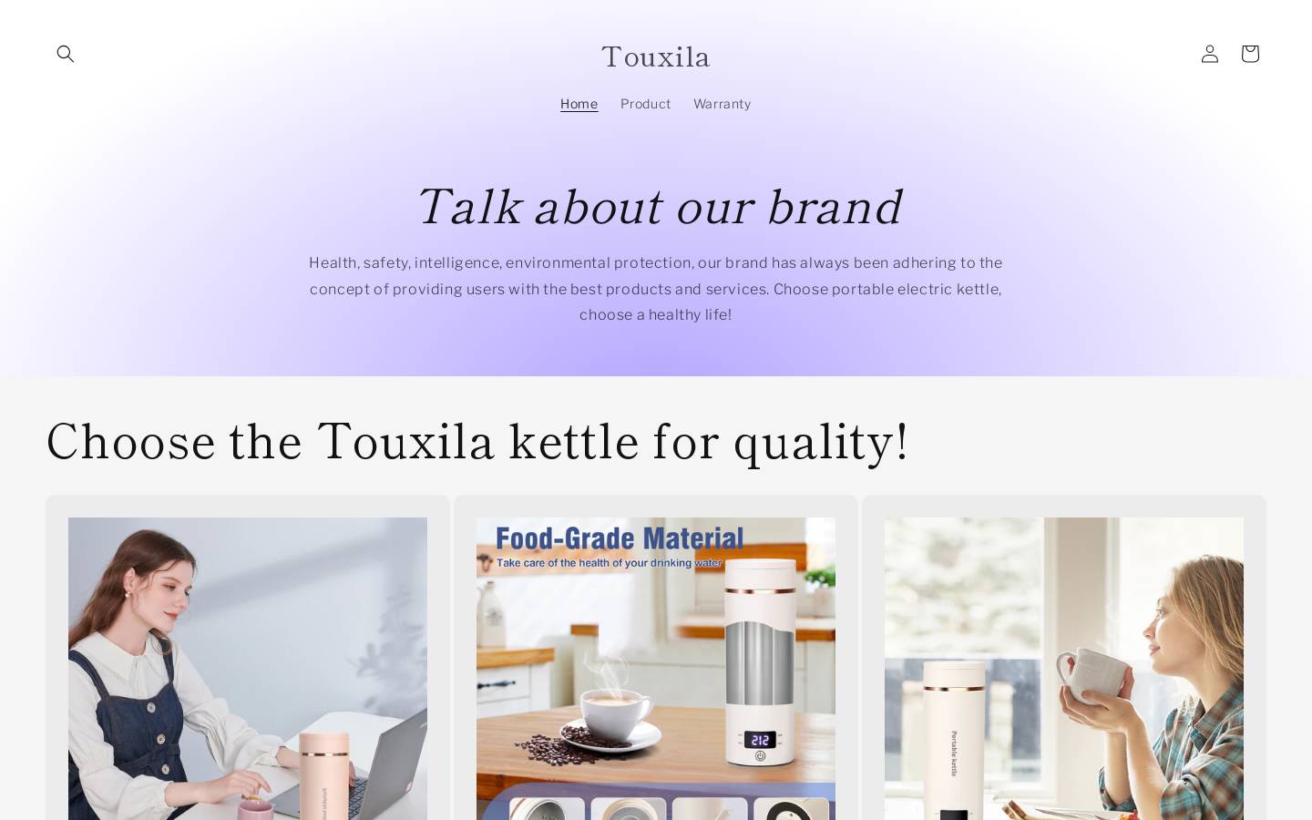 touxila.com homepage screenshot