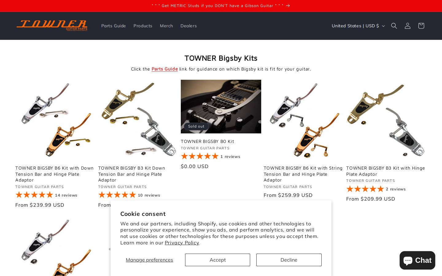 townerusa.com homepage screenshot