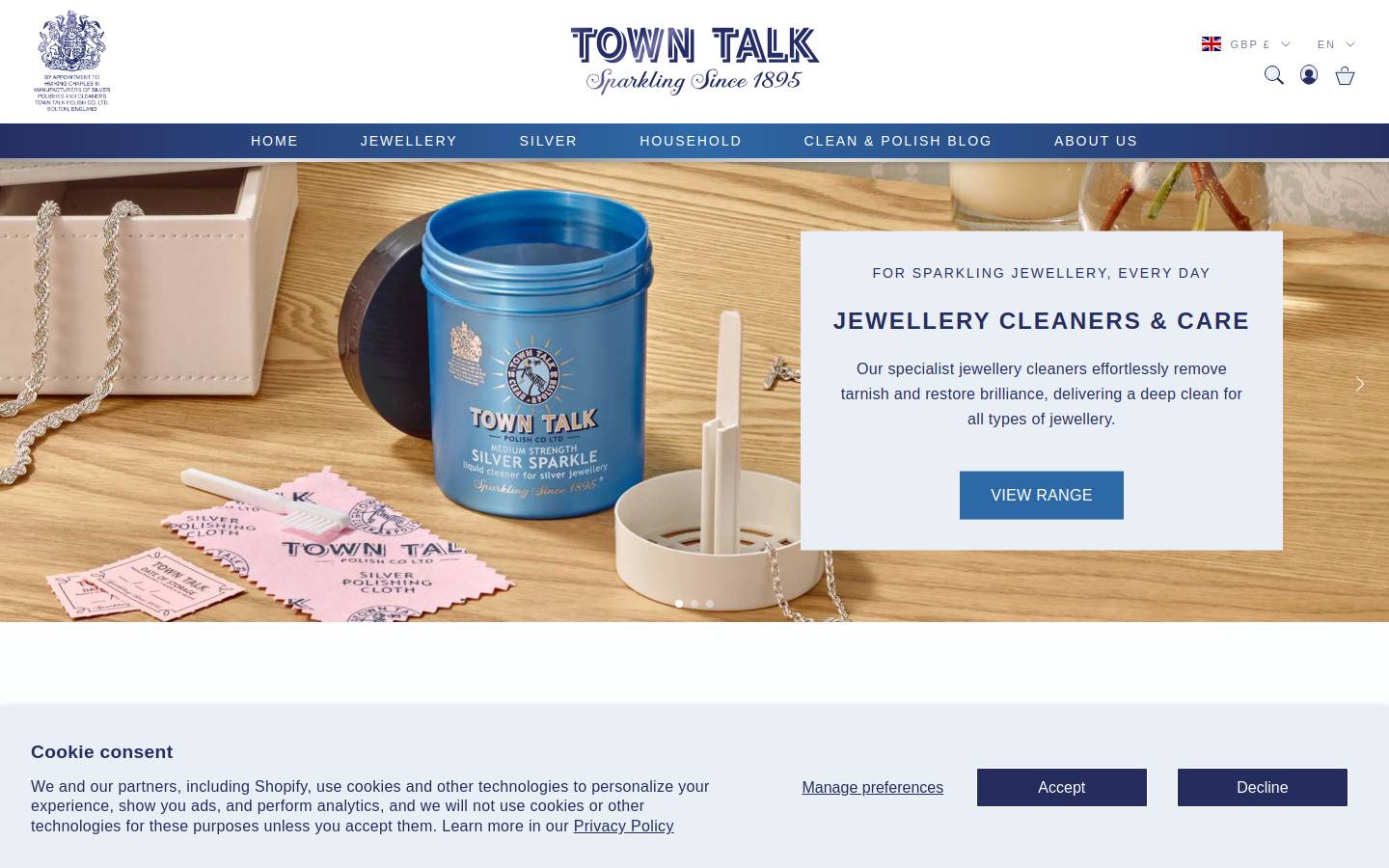 towntalkpolish.com homepage screenshot