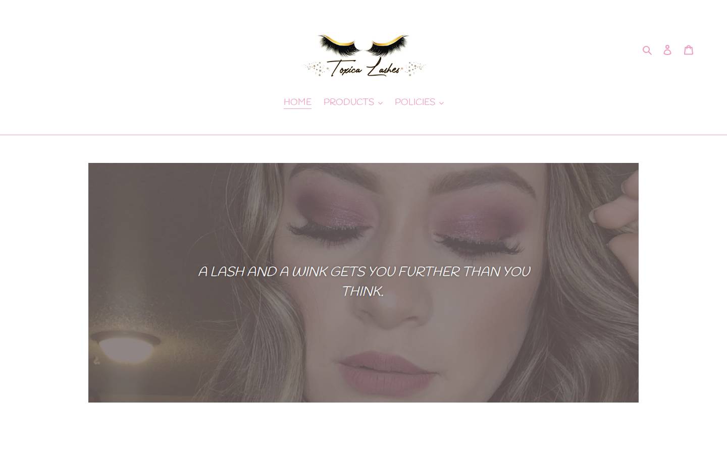 toxicalashes.com homepage screenshot