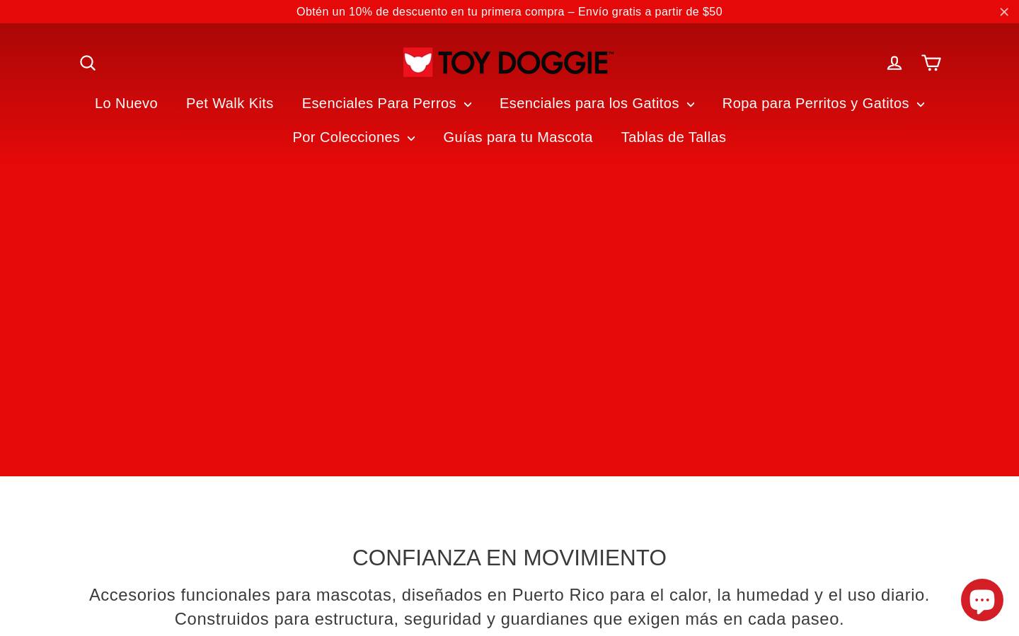 toydoggiebrand.com homepage screenshot
