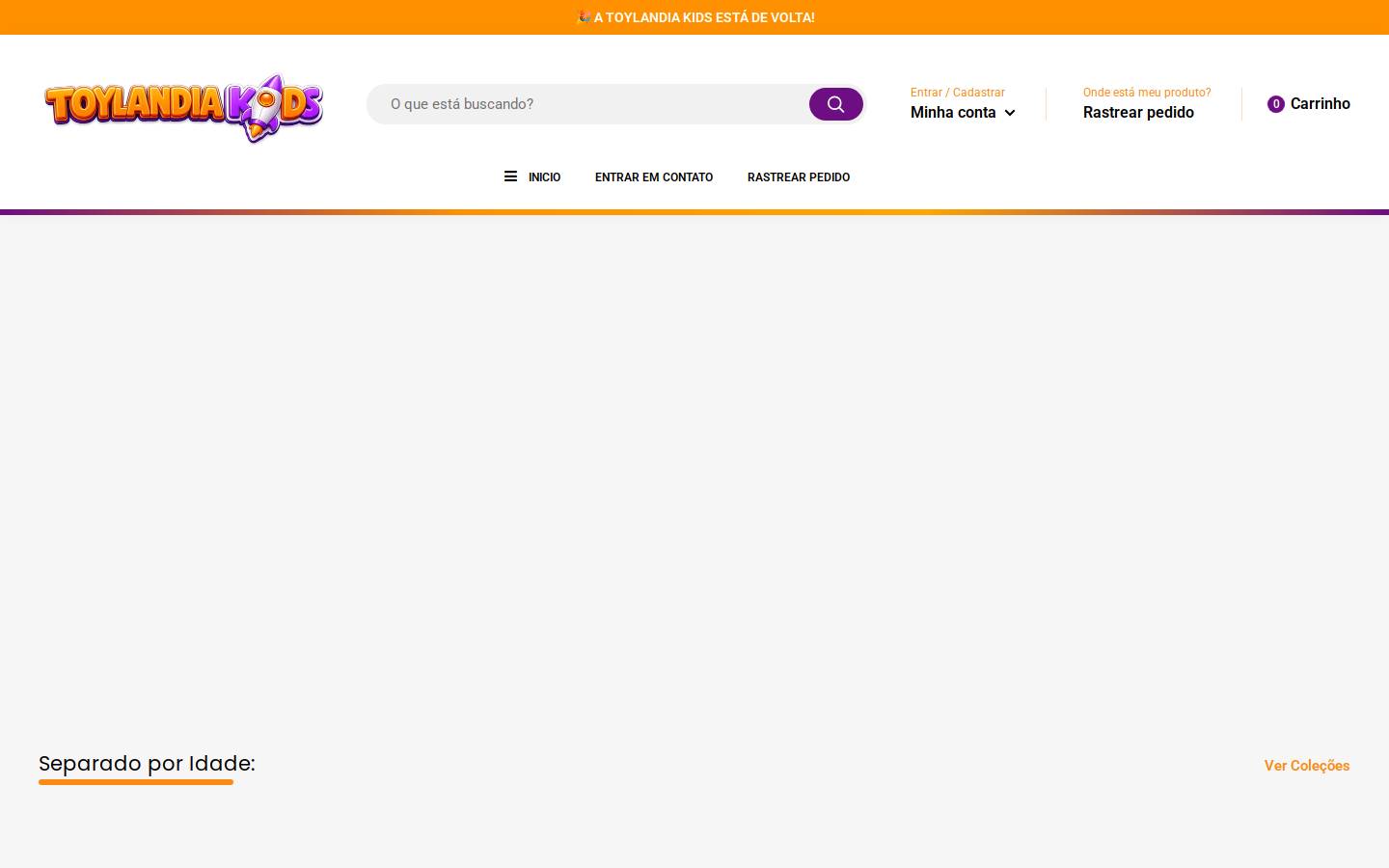 toylandiakids.com.br homepage screenshot