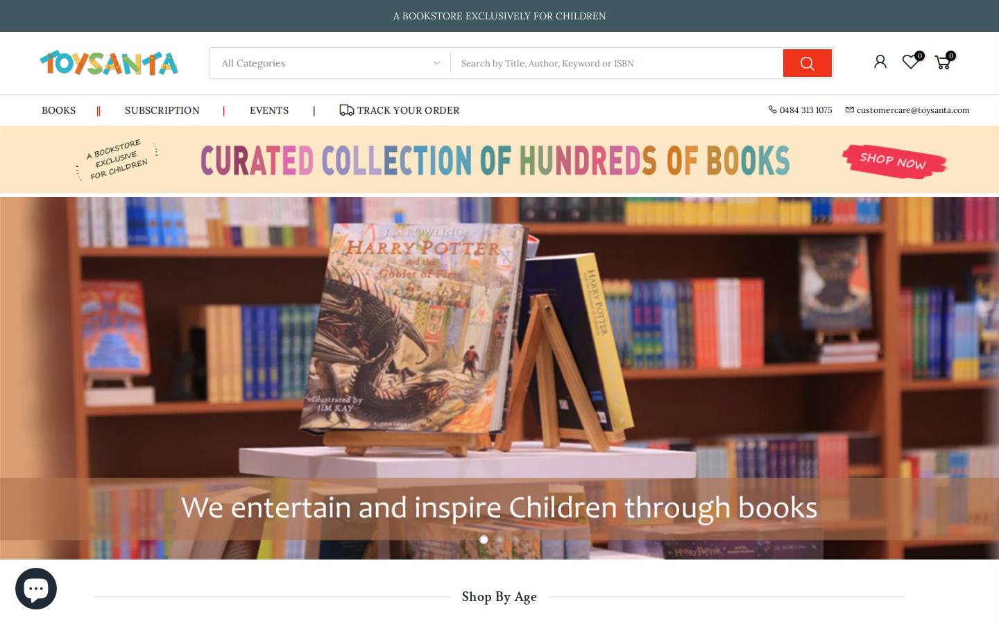 toysanta.com homepage screenshot