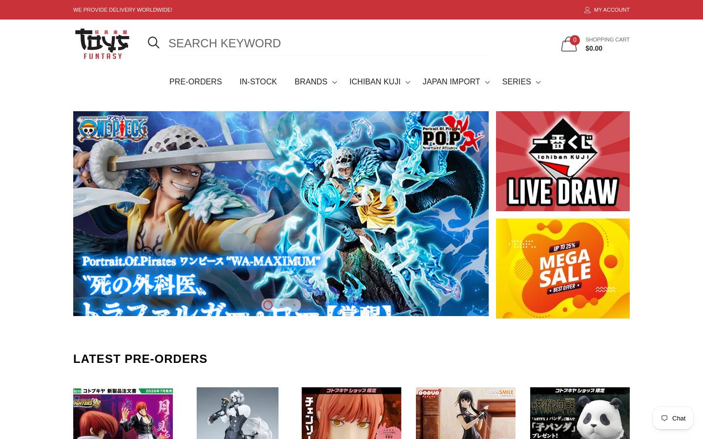 toysfuntasy.com homepage screenshot