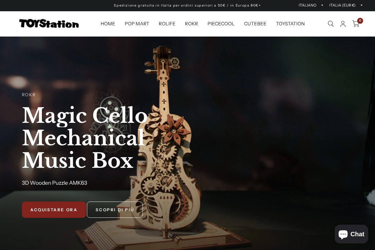 TOYStation homepage screenshot