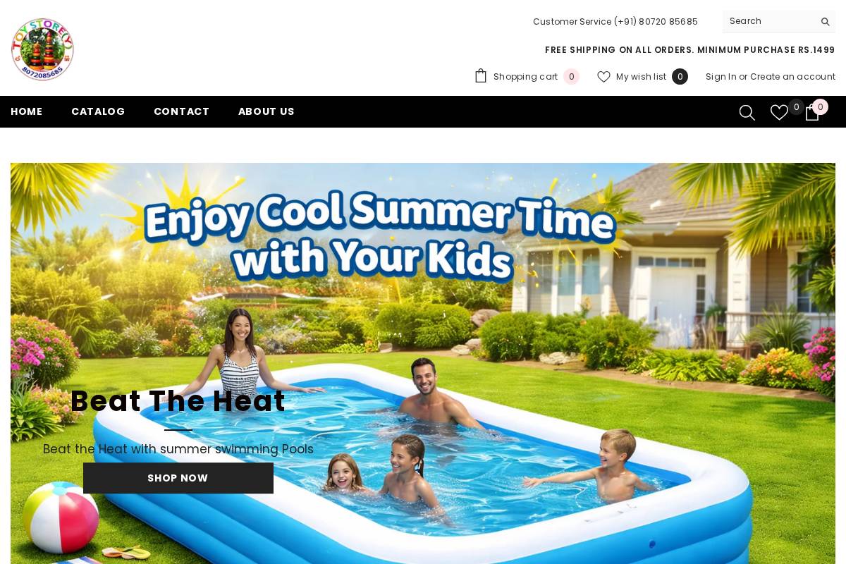 toystorey.in homepage screenshot