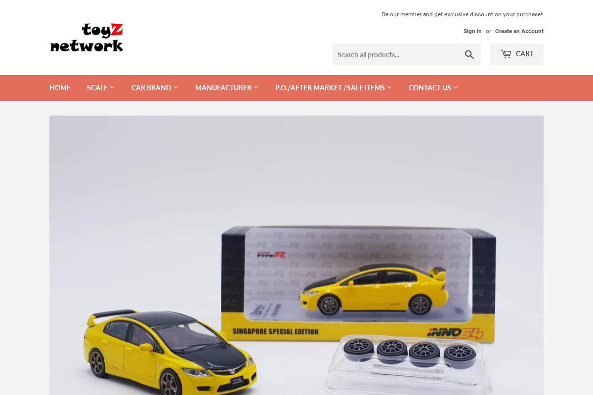 toyznetwork.com homepage screenshot