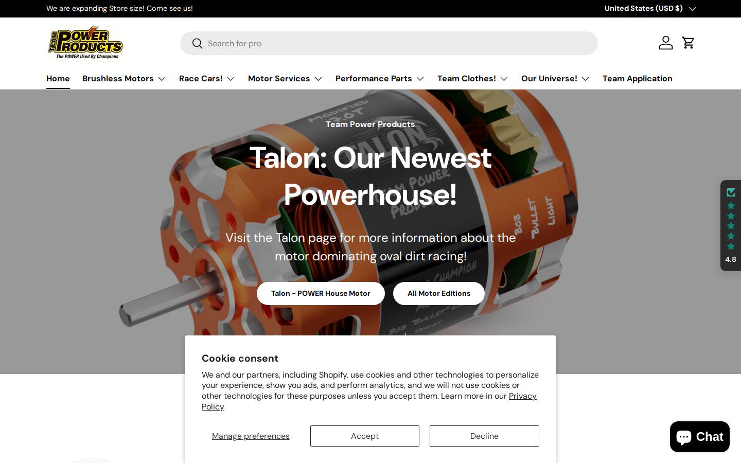 tpp-rc.com homepage screenshot