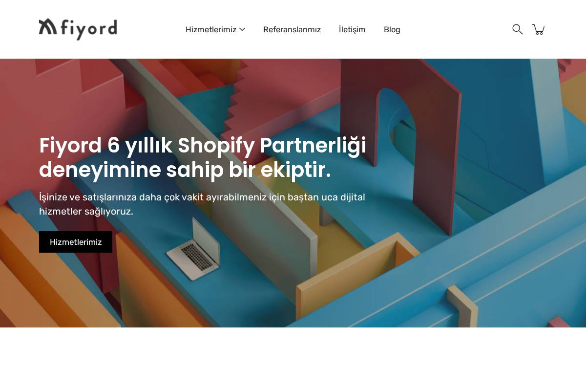 tr.fiyord.com homepage screenshot