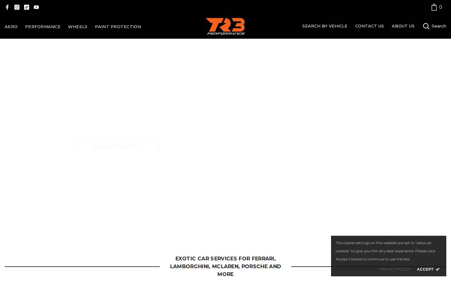tr3performance.com homepage screenshot