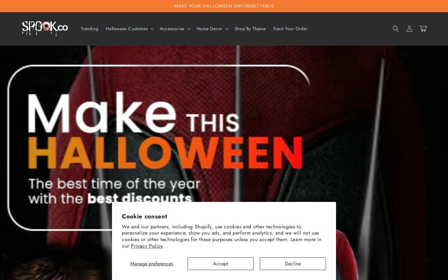 tracko.store homepage screenshot